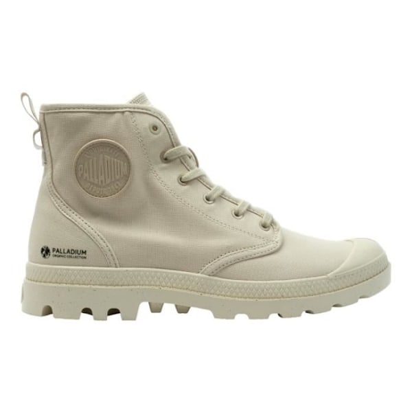 PALLADIUM ankelboots - PAMPA HI ZIP ORGANIC Beige - Platt klack - Dragkedja - Syntetisk ovandel/överdel Beige 41