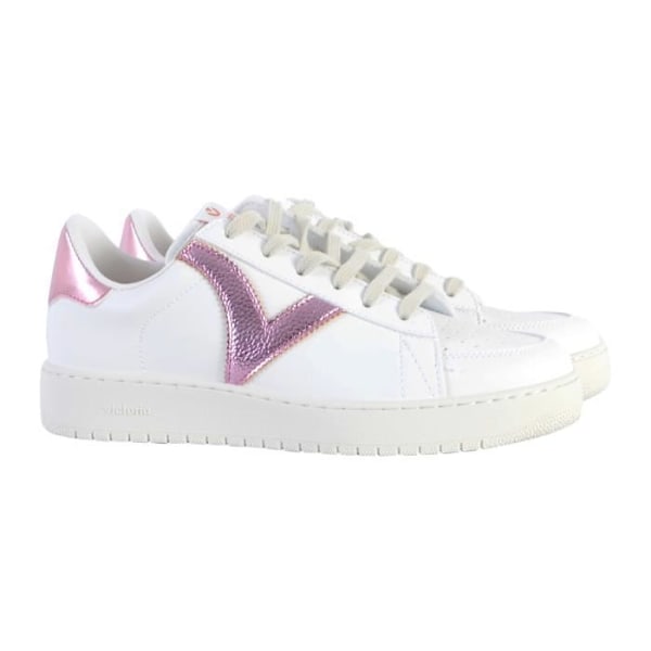 Victoria Flat Lace-Up Sneaker - Kvinder - Pink - Platin - Enestående komfort Rosa 40