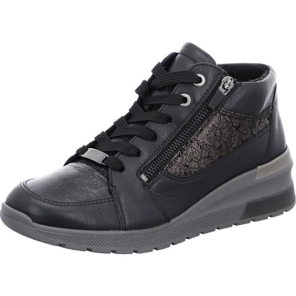 Sneakers dam - Ara - 1218407 - Svart - Platt klack - Medium ovandel - Snören Svart 41