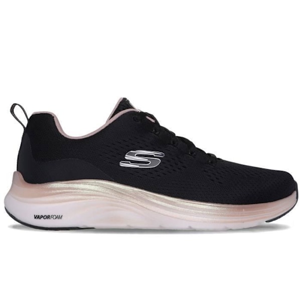 SKECHERS Vapor Foam Damesko - Midnight Glimmer - Sort - Snørebånd - Flad hæl Svart 36