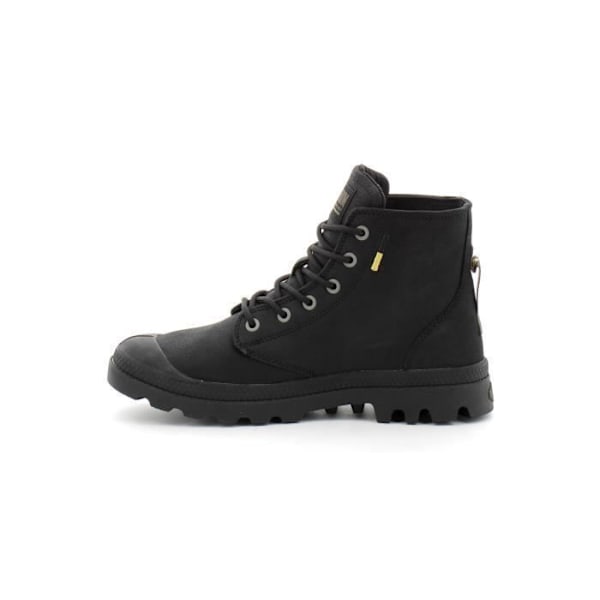 Mænds multisportssko - Palladium Pampa Hi Supply Læder Sort - tørt underlag Svart 44