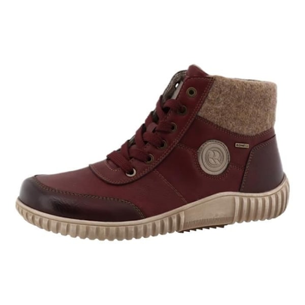 Stövletter - Romika - 84R0002005 - Burgundy - Platt klack - Dragkedja - Sammet/Nubuck - 38