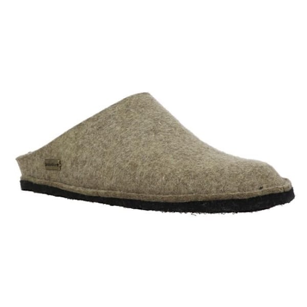 HAFLINGER FLAIR SOFT uldfilt hjemmesko - Beige - Flad hæl - Rund tå Beige 39