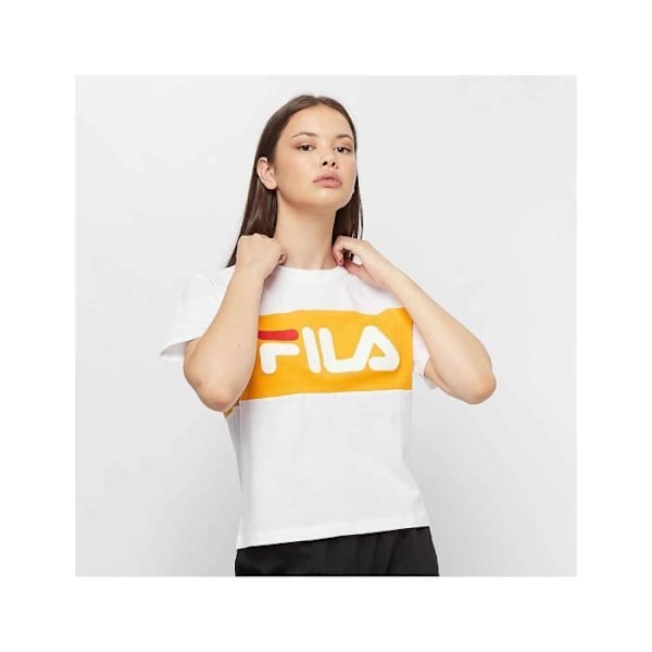 Fila Dame T-shirt Allison Tee Hvid Citrongul Gul S