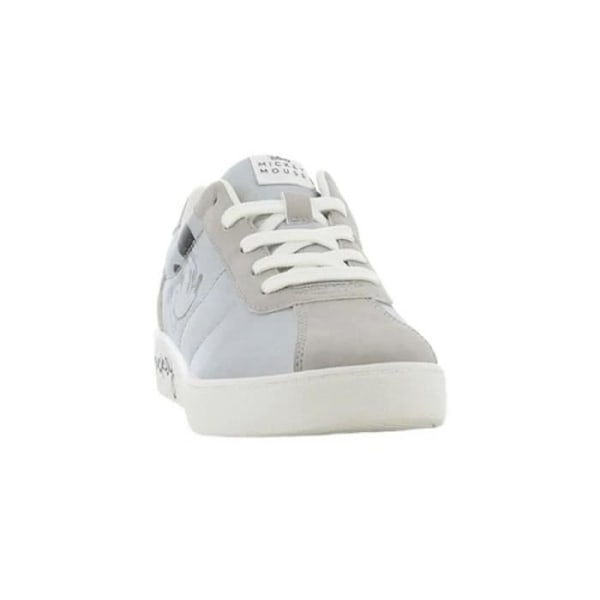 LEOMIL DISNEYMICK sneakers - LEOMIL - Musse Pigg licens - Platt klack - Silvervitt läder - Snören Pengar 37