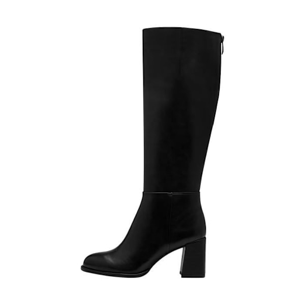 Tamaris Zip Boots - Sort - Dame - Bred hæl - Lynlås Svart 39