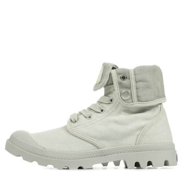 Palladium Baggy Boots - Dam - Grå - Vapor / metall - Textil - Snören Ånga/metall 36