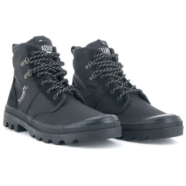 PALLADIUM PALLABROUSS ankelboots - Svart - Snören - 3 cm platt klack Svart 42