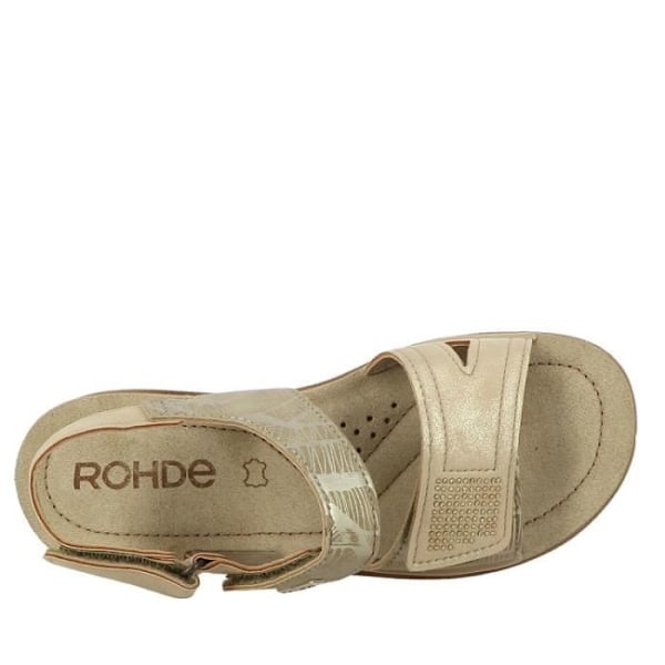 Sneakers - ROHDE - 1306 - Flad hæl - Beige - Åben tå Beige 36