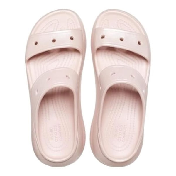 Mules - CROCS - CLASSIC CRUSH SANDAL Pink - kilehæl - 6 cm - til at glide på Rosa 41/42