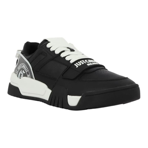 Sneakers til kvinder - JUST CAVALLI - 76QA3SAA Sort - Flad hæl - Snørebånd - Fløjl, Nubuck Svart 40