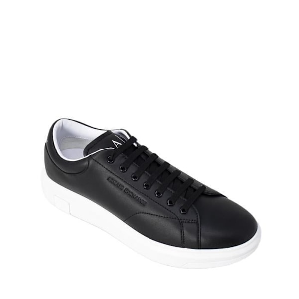 ARMANI EXCHANGE Basket Sneakers Herre Sort Læder GR66359 Svart 42