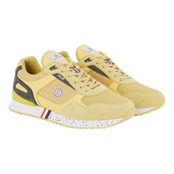 Sneakers - SERGE BLANCO - CHAMONIX Yellow - Platt klack - Spetsar - Sammet, nubuck Gul 43