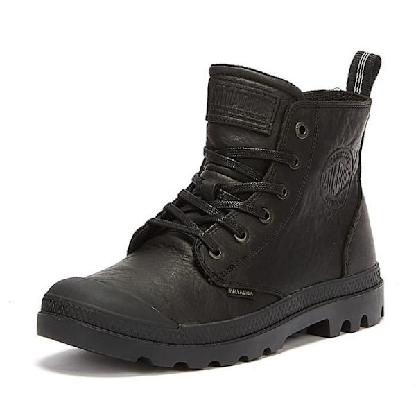 Palladium Pampa Hi Zip LTH ESS sorte støvler til mænd - EU 42 Svart 43