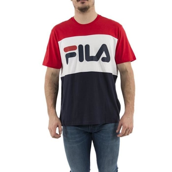 FILA 681244 Day herre t-shirt - Blå - Korte ærmer - Klassisk krave Blå S