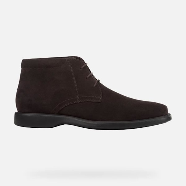 Geox Brayden Coffee Ankel Boots - Herr - Mocka-Nubuck - Vattentät - Andas kastanj 45