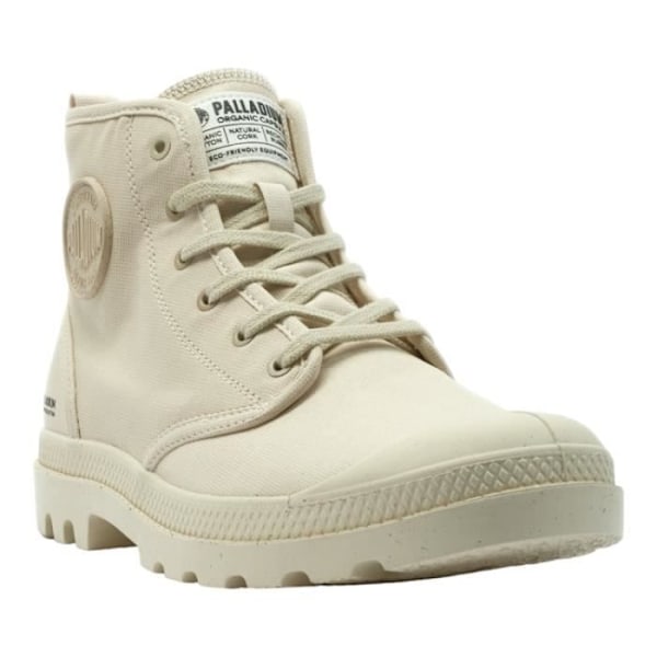 PALLADIUM ankelboots - PAMPA HI ZIP ORGANIC Beige - Platt klack - Dragkedja - Syntetisk ovandel/överdel Beige 38