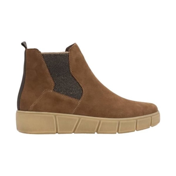 Remonte Sheepsuede High Top Læder Sneaker - Brun Combi - REMONTE - Lynlås - Flad - Damer Brun jumpsuit 40