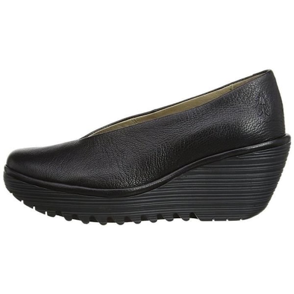 Fly London Yaz wedge pumps til kvinder - Sort - 6,5 cm hæl - 3 cm platform Svart 38