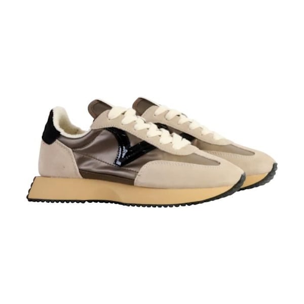 Victoria Leather Sneaker - Beige - VICTORIA - Dam - Snören - Platta Beige 36