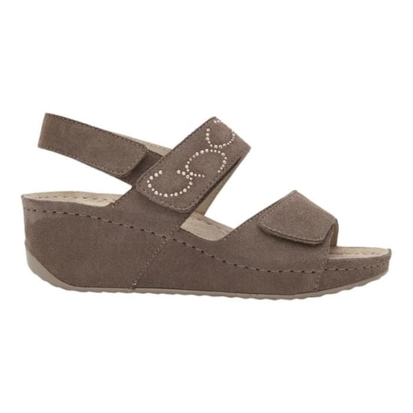 Damesandaler - SCHOLL ABERDEEN KILE - 2 cm kilehæl - Brun - 36