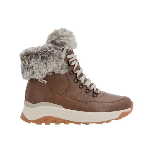 Rieker Revolution Boger High Top Lædersneaker - Brun kastanj 36