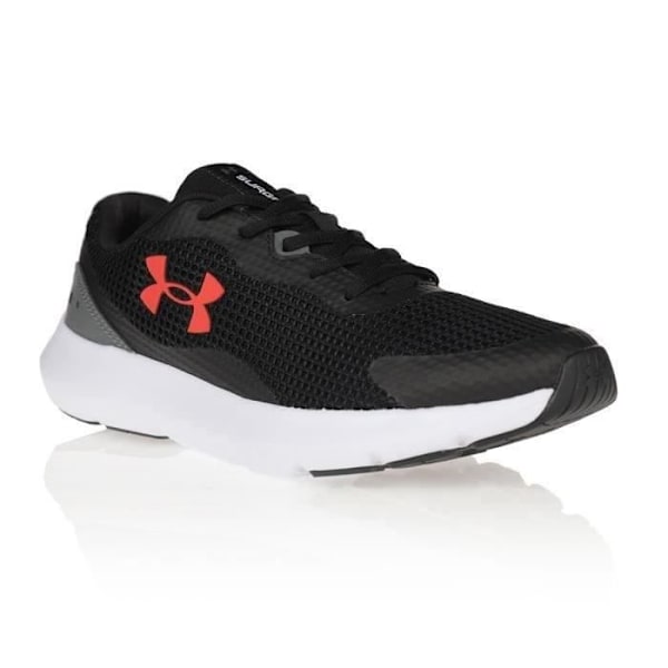 Multisportssko - UNDER ARMOUR - Surge 3 - Mand - Syntetisk - Sort Svart/grå/röd 40