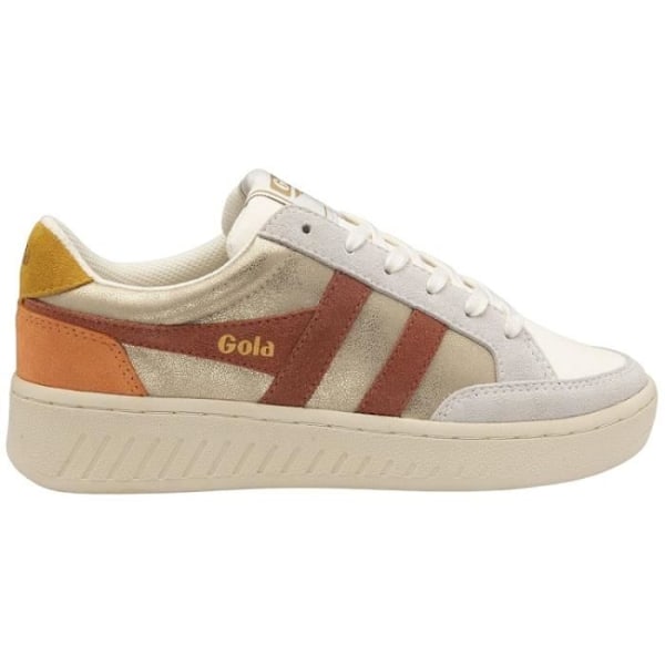 GOLA SUPERSLAM BLAZE sneakers - GOLA - Vit - Läder - Platt klack - Snören Guld 37