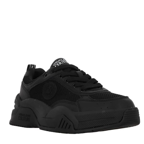 Sneakers dam - VERSACE JEANS COUTURE - Svart - Kilklack - Snörning - Rund tå Svart 38