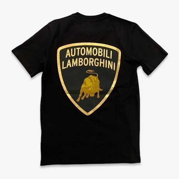 T-shirt til mænd LAMBORGHINI MAGLIETTE - Sort - Kortærmet - Regular Svart M