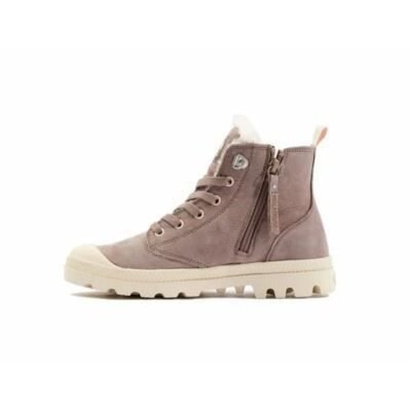 PALLADIUM Pampa Hi Zip Wl ankelstøvler til kvinder - Nubuck foret i uld - Brun-m - 37 Brun-m 40