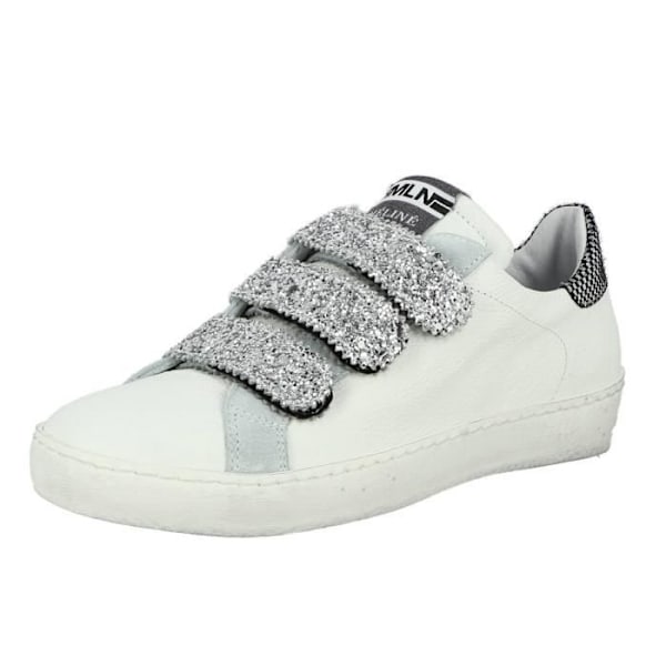 Méliné Kuc 81 modesneakers för dam - Vita - Scratch - Syntet Vit 36