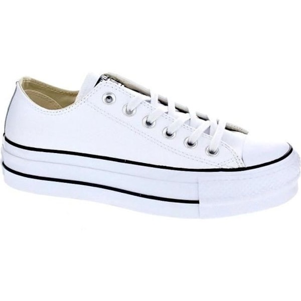 Sneakers - CONVERSE - HI ALL STAR LIFT - Damer - Hvid - Læder Vit 36