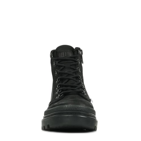 Palladium Pallatrooper Hiker Nubuck Boots - Dam - Svart - Dragkedja - Skårad sula - Läder Svart 39