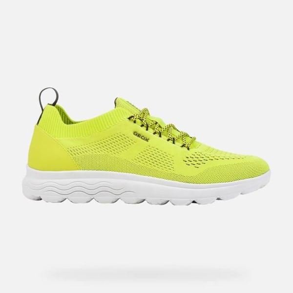 U SPHERICA Sneakers - GEOX - Dam - Gul/svart - Snören - Kilar Gul svart 41