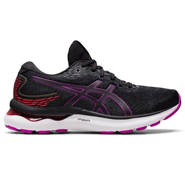 Asics Gel-nimbus 24 löparskor för kvinnor - Svart/Orchid - 37,5 Svart/orkidé 37