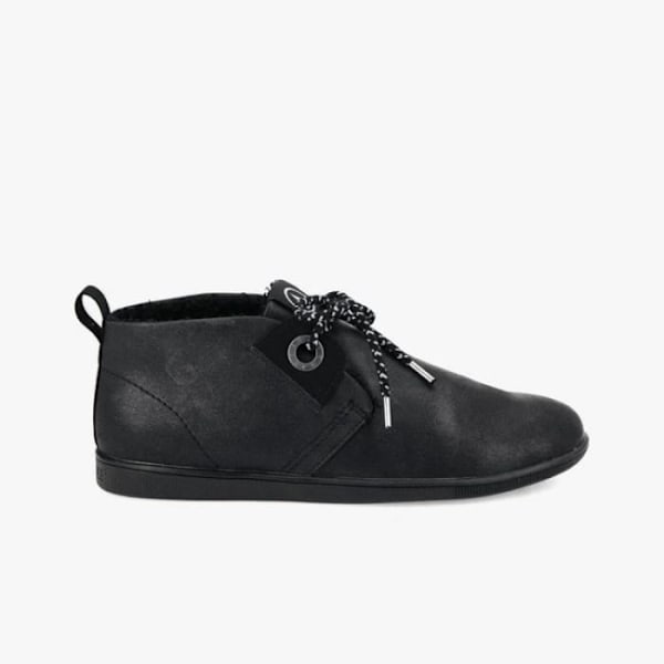 Svarta ARMISTICE STONE MID CU sneakers - Platt klack - Snörningar - Rund tå - Syntet Svart 36