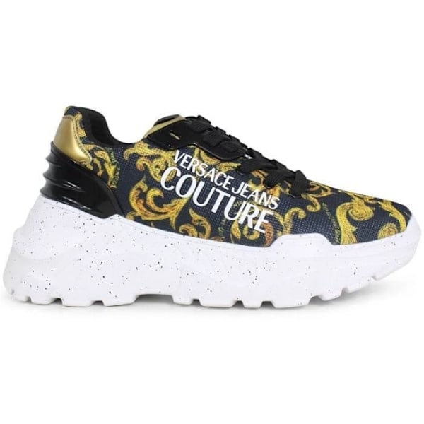 VERSACE JEANS COUTURE Sneakers - VERSACE JEANS COUTURE - Dam - Svart - Kilklack - Snören Svart 40