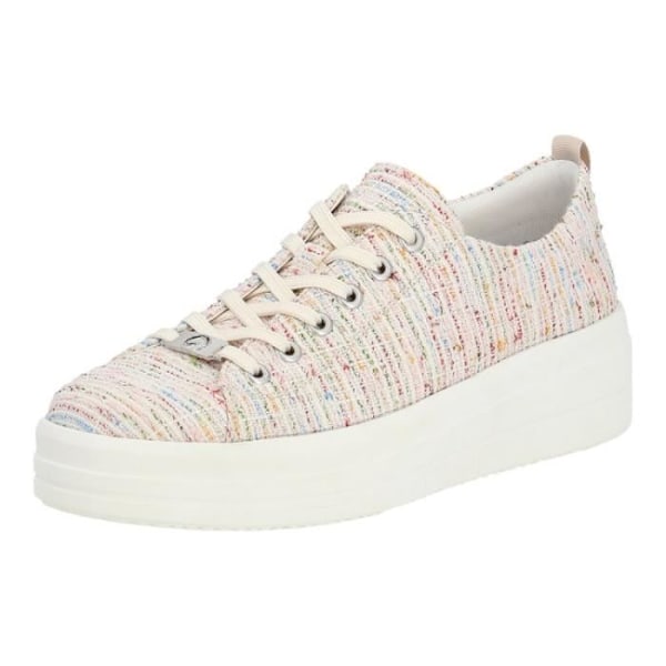 REMONTE sneakers - D1C03 Multicolor - Platt klack - Rund tå Flerfärgad 38