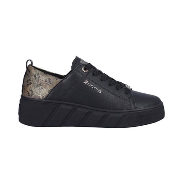 RIEKER W0502 Sneakers - RIEKER - Kilklack - Läder - Spetsar - Dam Svart 38