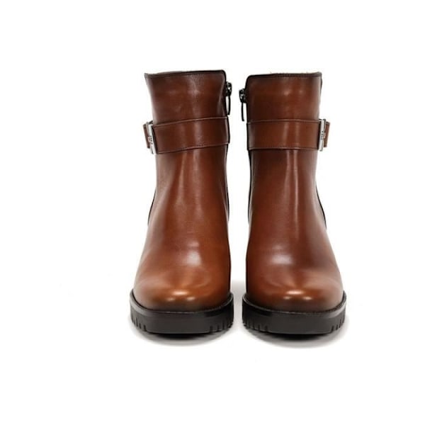 Dorking ankelboots D8961 - Brun - 7cm blockklack - Läder kastanj 38