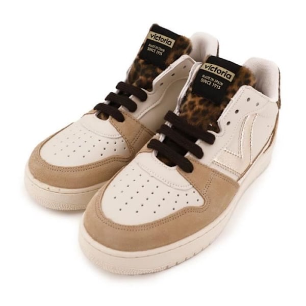 Taupe sneaker 1258262 från 36 till 41 Kvinna VICTORIA - 41