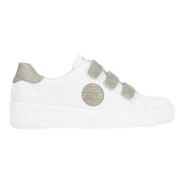 Sneakers dam - REMONTE - R7902 - Platt klack - Scratch - Läder - Vit Vit 36