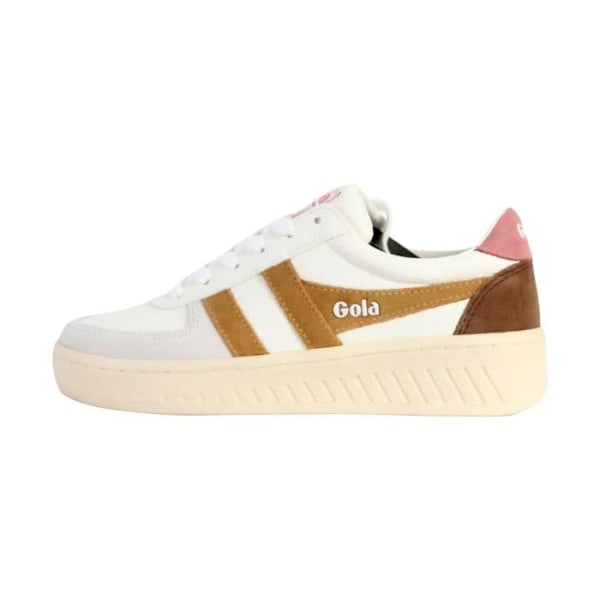 Gola Grandslam Trident Läder Sneaker - Vit/Brun/Rosa Vit/brun/rosa 41