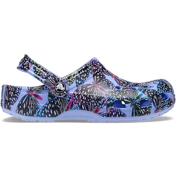 Crocs Classic Butterfly Clogs - Moon Jelly/Multi - Mænd - Blå - Lette og behagelige Mångelé/multi 41