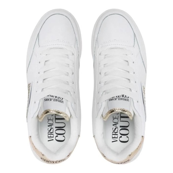 VERSACE JEANS Sneakers - 76VA3SJ5 Vit - Platt klack - Snören - Läder, Syntet Vit 36