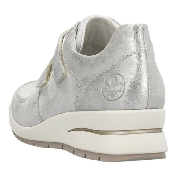 Sneakers dam - RIEKER L4868 - Kilklack - Silverläder - Repa Pengar 38