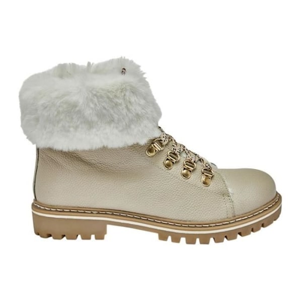 Les Tropeziennes ankelboots från - Beige - Läder - Platt klack - Snörning - Rund tå Beige 38