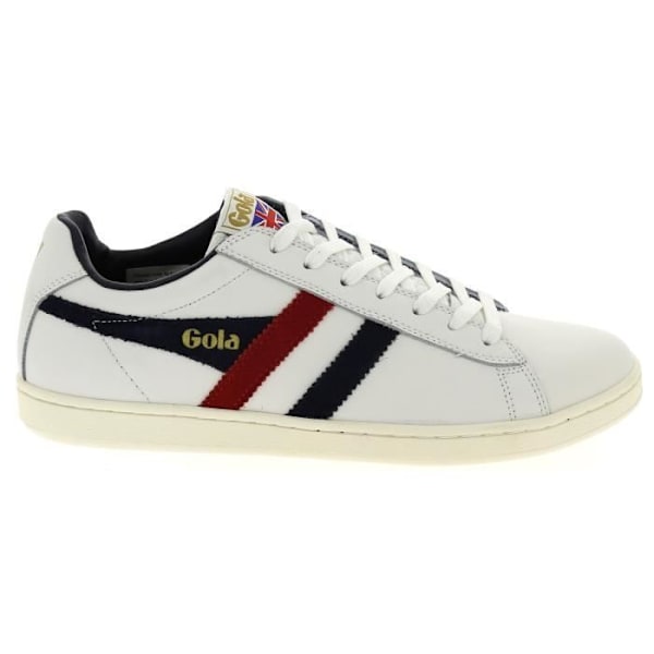 Låga sneakers - GOLA - EQUIPE - Nubuck läder - Vit/marinblå - Herr Vit/marinblå 41