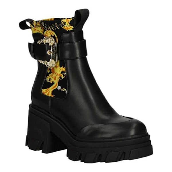 Sneakers - VERSACE - 77VA3S84 - Sort - Flad hæl - Rund tå - Patent finish - 38